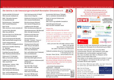 Bierstadt-Kalender 2025 I Buch VorOrt I Wiesbaden-Bierstadt