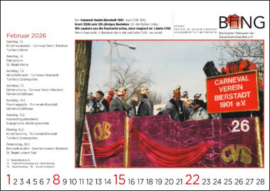 Bierstadt-Kalender 2026 I Buch VorOrt I Wiesbaden-Bierstadt